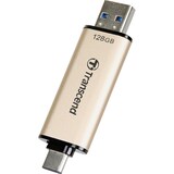 thumbnail of Transcend JetFlash 930C USB-Stick 128 GB Gold TS128GJF930C USB 3.2 Gen 1, USB-C?