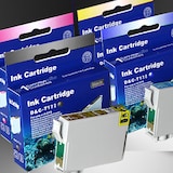 thumbnail of Kompatibel 4er Set Epson Fuchs, T1285, T128, C13T12854010 Druckerpatronen Tinte von D&C