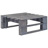 thumbnail of Set divani in pallet con cuscini 4 pezzi in pino impregnato grigio per arredo esterno elegante e durevole