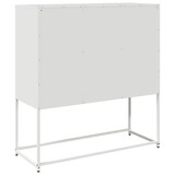 thumbnail of vidaXL Sideboard Weiß 100,5x39x107 cm Kaltgewalzter Stahl