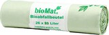 thumbnail of 26 `bioMat` Kompostbeutel auf Stärkebasis 20 l 56 cm x 44 cm mit Tragegriff