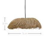 thumbnail of Lumisky Luminária pendente sem fio HAVANA RGB D75CM Algas marinhas Bege