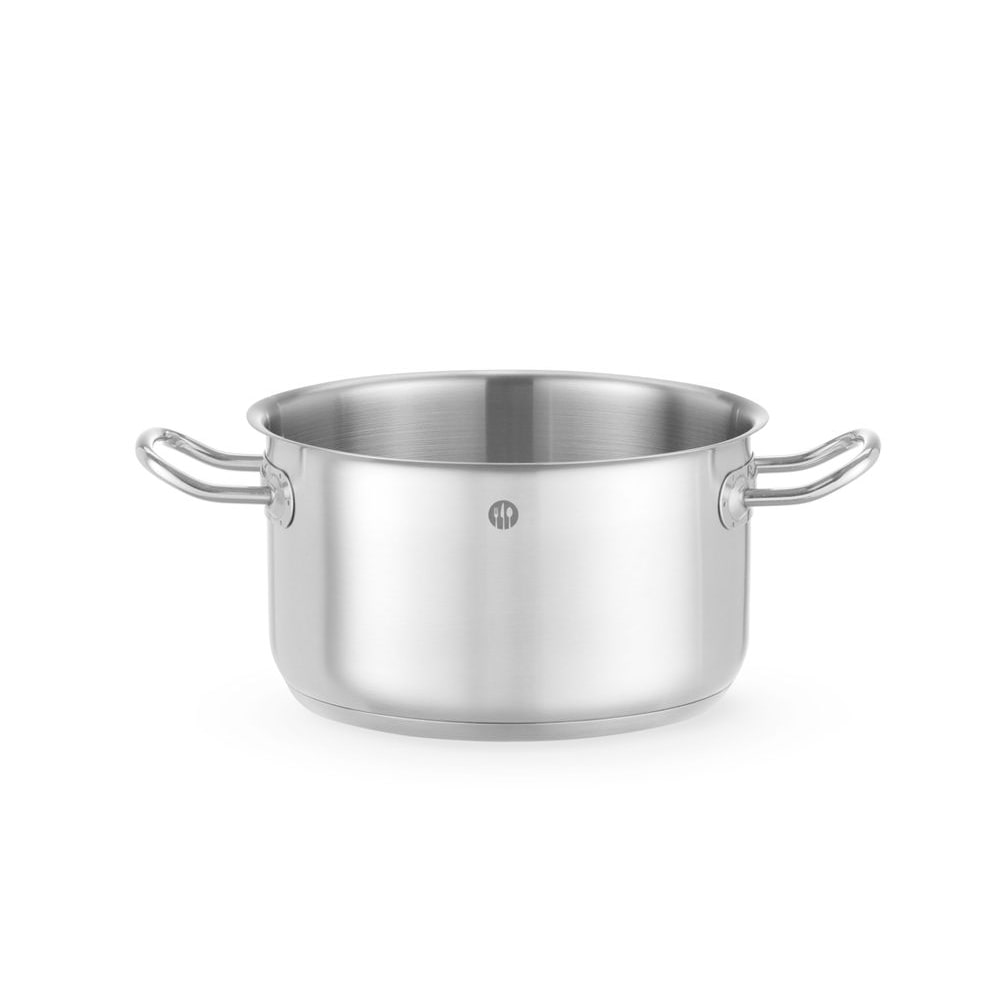 HENDI Schmortopf Mittel - ohne Deckel, Kitchen Line, 3,5L, ⌀200x(H)115mm