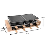 thumbnail of KLAMER Raclette 8 Personen, 1500W Raclette Grill mit Holzgestell, Raclette mit antihaftbeschichteter Grillplatte, Tischgrill elektrisch