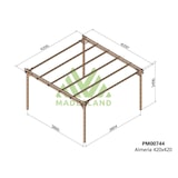 thumbnail of Pérgola de Madera Maciza Almería (Maderland) - Gardeneas