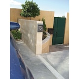 thumbnail of PROBBAX - AT-0202-DGRY - Cenicero de exterior para pared rectangular 1,5 L - 15,2 x 6,4 x 25,5 cm - Gris oscuro