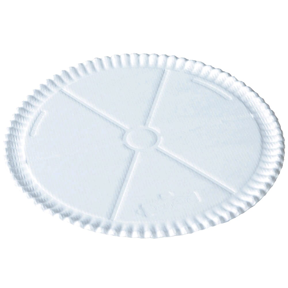 Assiette Blanche Pizza - Carton - diam: 33 cm - par 50