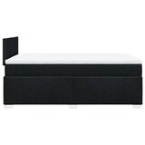thumbnail of vidaXL Boxspringbett mit Matratze Schwarz 120x190 cm Stoff