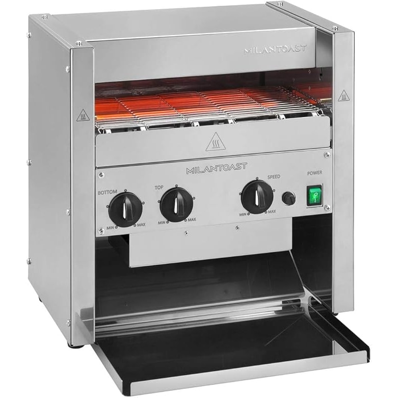 Milantoast - Ultra-Snelle Broodrooster Met 3 Sneden 220-240V 3,4Kw