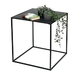 thumbnail of DanDiBo Couchtisch Schwarz Metall L Beistelltisch Wohnzimmer 96252 Tisch Beistelltisch 52 cm Sofatisch Küchentisch Modern