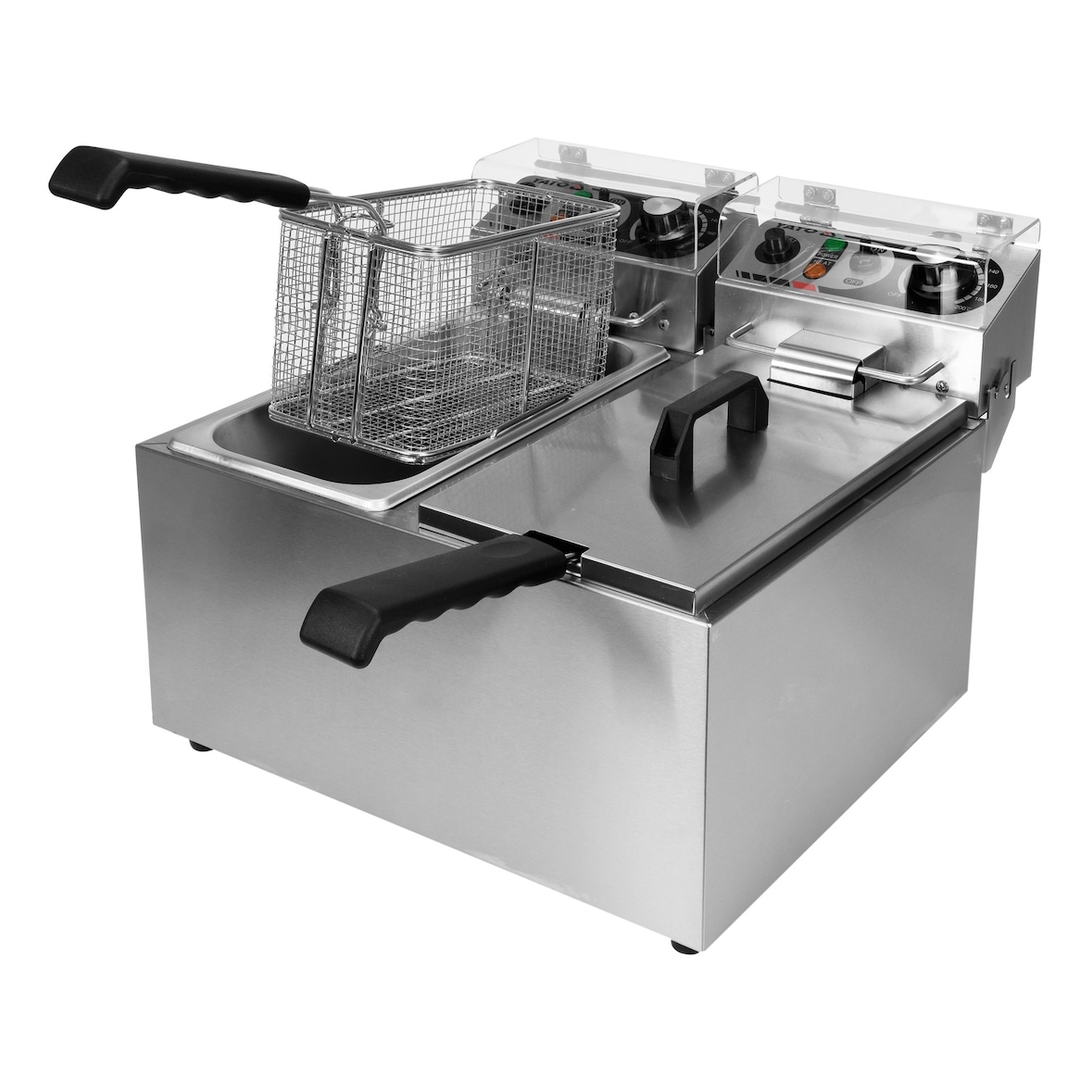 Gastro Fritteuse 2x5L 2x2000W 425x410x340mm