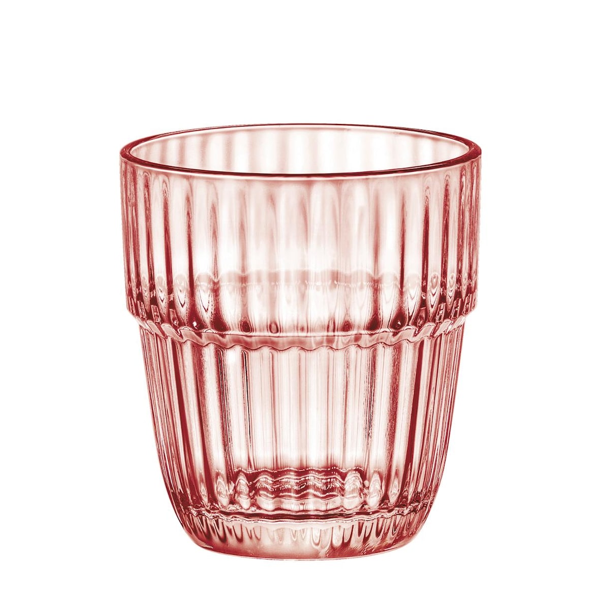 Bormioli Rocco Barshine Cajas 6 Vasos Bajos Vidrio coral 30Cl