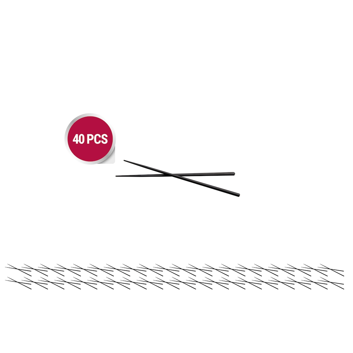 Stylepoint - 40x Essstäbchenset (ohne Bank) - MST-BL5851 - 24cm - Asia