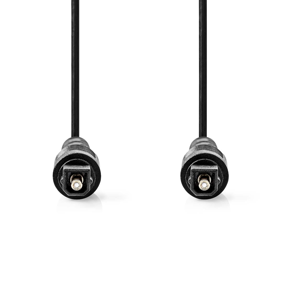 Nedis Optisches Audiokabel - Toslink Stecker - Toslink Stecker - 1.00 m - Rund - PVC - Schwarz - Box