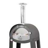 thumbnail of Professioneller Holzofen Backen 2 Pizzas INOX 430 Hohe Qualität 130Kg 400°C Bellanapoli