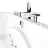thumbnail of Whirlpool Pool Badewanne Eckwanne Wanne W81H-A-SC 90x180cm aktive Schlauch-Reinigung