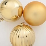 thumbnail of vidaXL Weihnachtskugel-Set 3 pcs Gold Kunststoff