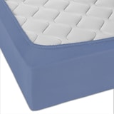 thumbnail of CloudComfort Basic Spannbettlaken blau 140 x 190 - 160 x 200 cm