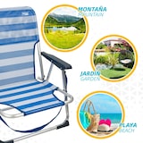 thumbnail of Silla plegable fija aluminio Aktive Beach - marinera