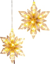 thumbnail of 2er Set LED Weihnachtssterne Weihnachtsdekoration Christmas Stars