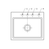 thumbnail of Villeroy&Boch Spülbecken, Küchenspüle Subway Style 60 S flat Crema 580x490mm, Unterschrankbreite 60cm