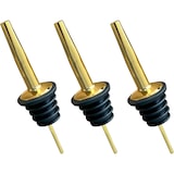 thumbnail of Schenktuiten voor flessen van roestvrij staal in goud - set van 3