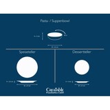 thumbnail of CreaTable Reactive Nordic Tellerset 12-tlg Steinzeug