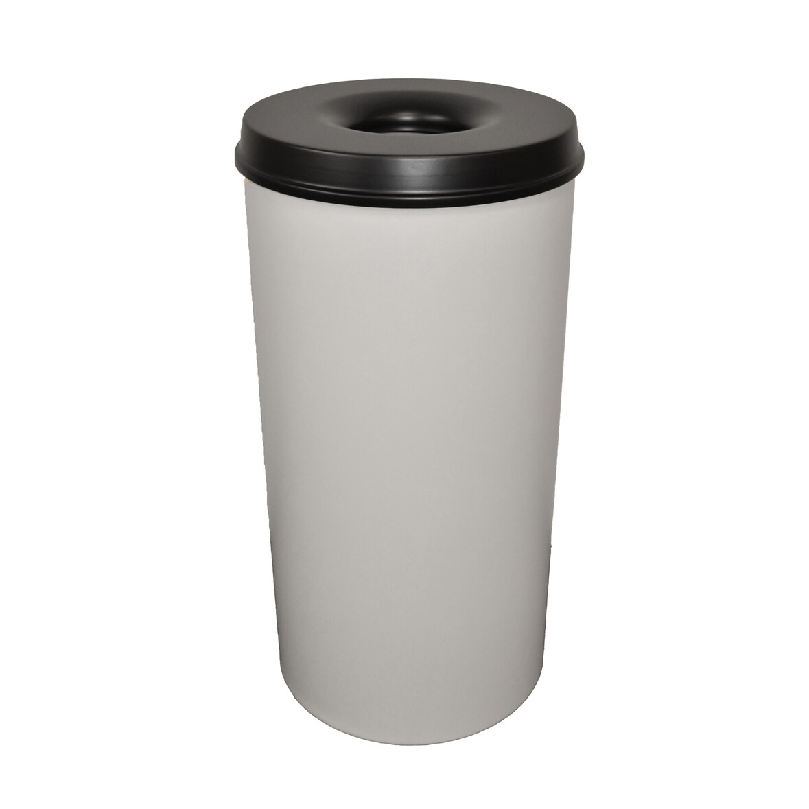 V-part Vlamdovende papierbak 50 ltr - grijs, zwart