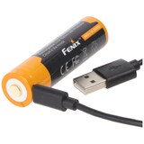 thumbnail of Li-Ion Akku 18650, mehrfach geschützt mit USB Ladefunktion, 70x18,6mm 1 Stück mit AccuCell AccuSafe