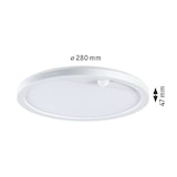 thumbnail of Paulmann Panneau d'extérieur LED Lamina Backlight Détecteur de mouvement favorable aux insectes rond 280mm Tunable Warm 14W 1150lm Blanc 94706