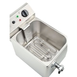 thumbnail of METRO Professional Cuocipasta elettrico GNC1008, acciaio inox, 47 x 55 x 38 cm, 4 cestelli, 3150 W, temp. fino a 110°C, filtro scarico, 8 L, argento