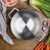 thumbnail of Wok en inox à 2 anses fixes  Ø28cm