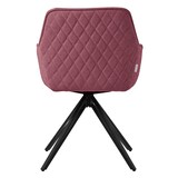 thumbnail of ML-Design – Esszimmerstuhl drehbar Altrosa | Textil Webstoff, 360° Drehstuhl, Armlehnen, Rückenlehne, ergonomischer Loungesessel