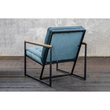 thumbnail of KAWOLA Sessel ARLY Polstersessel Bezug Velvet petrol