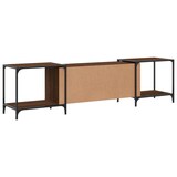 thumbnail of Helloshop26 - Multimedia-TV-Ständer TV-Regal TV-Schrank Esszimmer Wohnzimmer Schlafzimmer Eiche 203 x 37 x 50 cm braunes 02_0027208