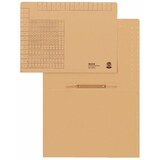 thumbnail of 2440 Einstellhefter mit beweglichem Heftfalz, kfm. Heftung, Natronkarton, naturbraun