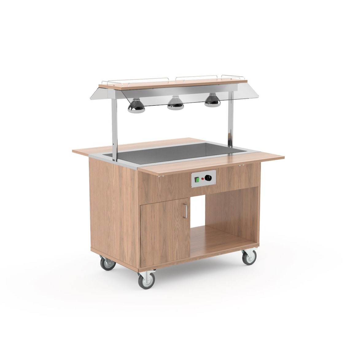 Mobiltherm Warmbuffet 405103-U, Modell Palma 3W, 3 x 1/1 GN, fahrbar