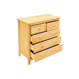 thumbnail of Möbilia Cómoda | com 5 gavetas | madeira de pinho | L 46 x P 35 x A 80 cm | lacado natural