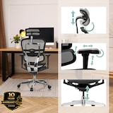 thumbnail of Bureaustoel / directiestoel ERGOHUMAN ULTRA GEN2 mesh zwart hjh OFFICE