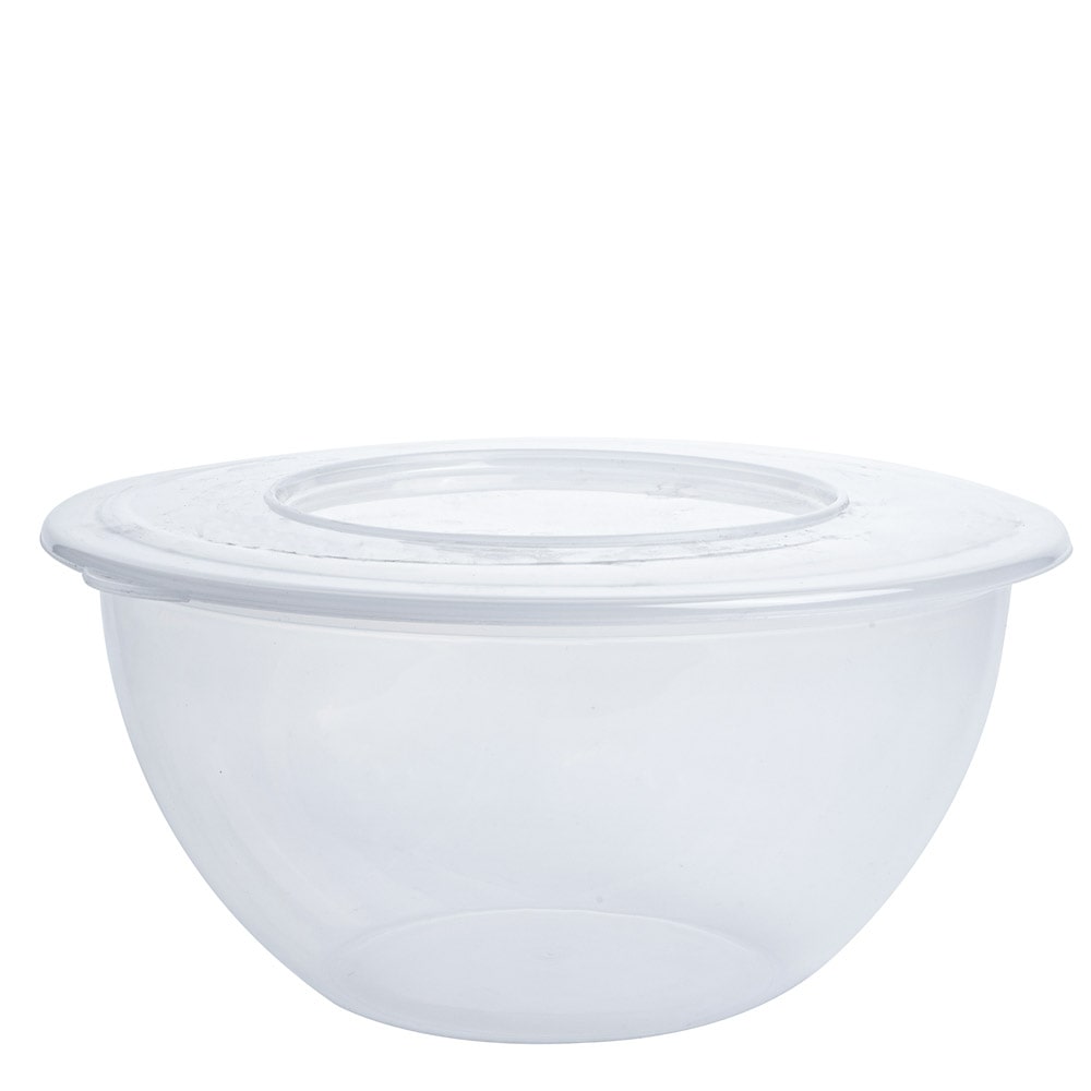 6er Set Schüssel mit Deckel, 5 Liter, d= 28 cm, H= 13,5cm,