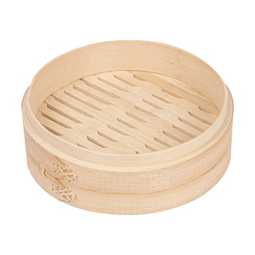 Recipiente Maxi Dim-Sun  Ø 20X6 Cm Natural Bambú (4 Unidades)
