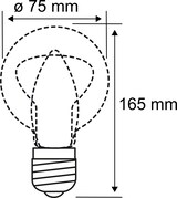 thumbnail of Paulmann Inner Glow Edition LED Birne Innenkolben Spiralmuster E27 230V 230lm 4W 1800K  Gold 28600