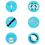 thumbnail of vidaXL Topmatras ei-profiel 6 cm koudschuim 180x200 cm