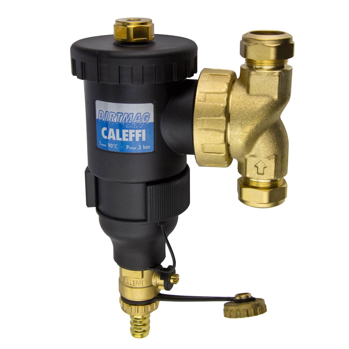 Caleffi Schlammabscheider 22 mm Magnet Dirtmag Magnetfilter drehbar