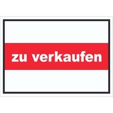 thumbnail of zu verkaufen Schild mit Text Verkaufsschild A5 (148x210mm)