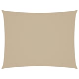 thumbnail of Toldo de vela rectangular tela Oxford beige 6x8 m