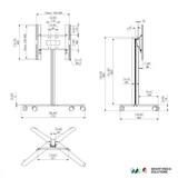 thumbnail of SMS Icon FM MT 800 mobiler Monitorständer bis 50 Zoll, schwarz (K12-001-1)