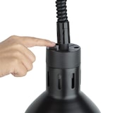 thumbnail of Buffalo ausziehbare Wärmelampe mit Mattschwarz-Finish