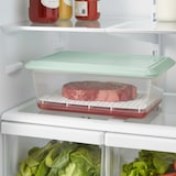 thumbnail of Confezione da 3 vassoi per scongelamento alimenti da 4,2 l (coperchio verde) - Senza BPA. Catering, ristoranti, cucine...