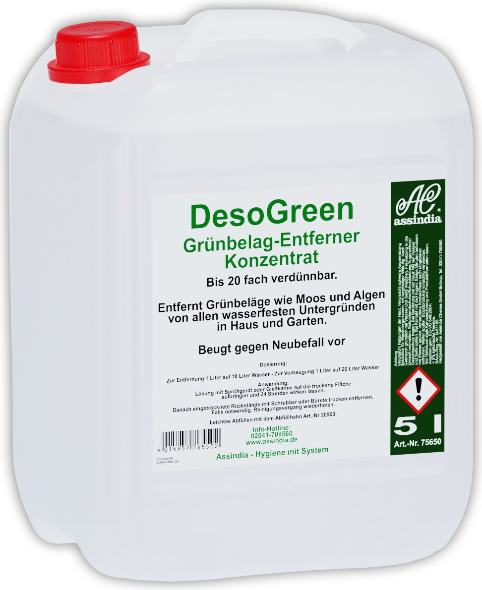 Assindia DesoGreen Grünbelagentferner 5l